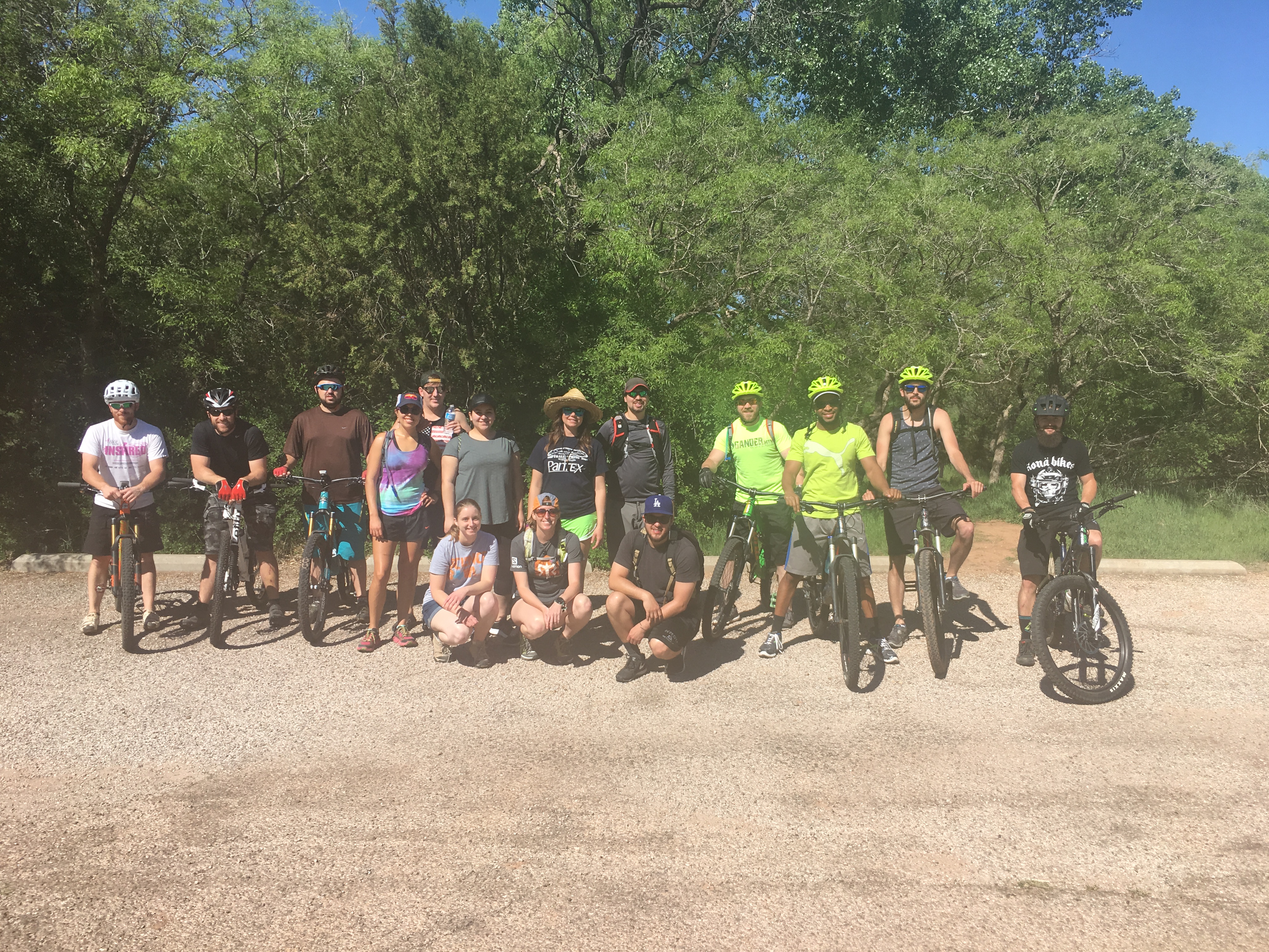 POLO group during their  Second Annual Hike and Bike at Palo Duro Canyon State Park.