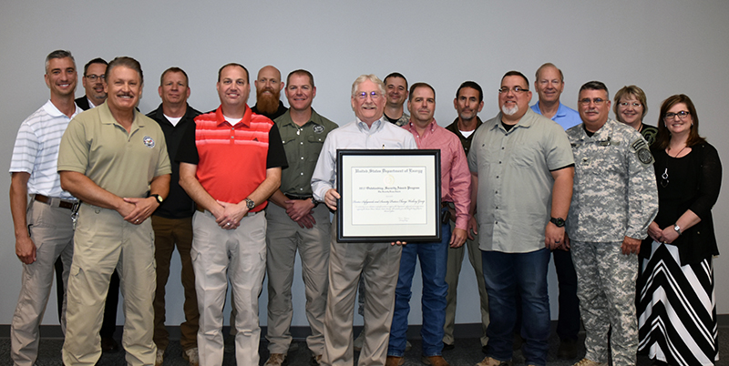 Pantex Safeguards & Security Team recognized by DOE