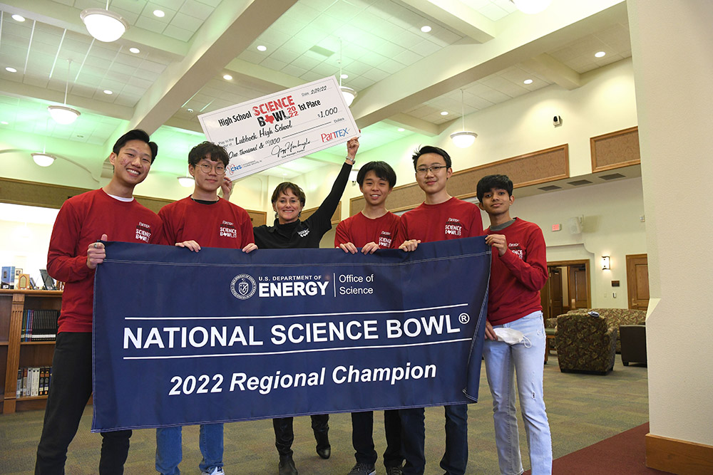 Lubbock High School won first place in the Pantex Regional Science Bowl.