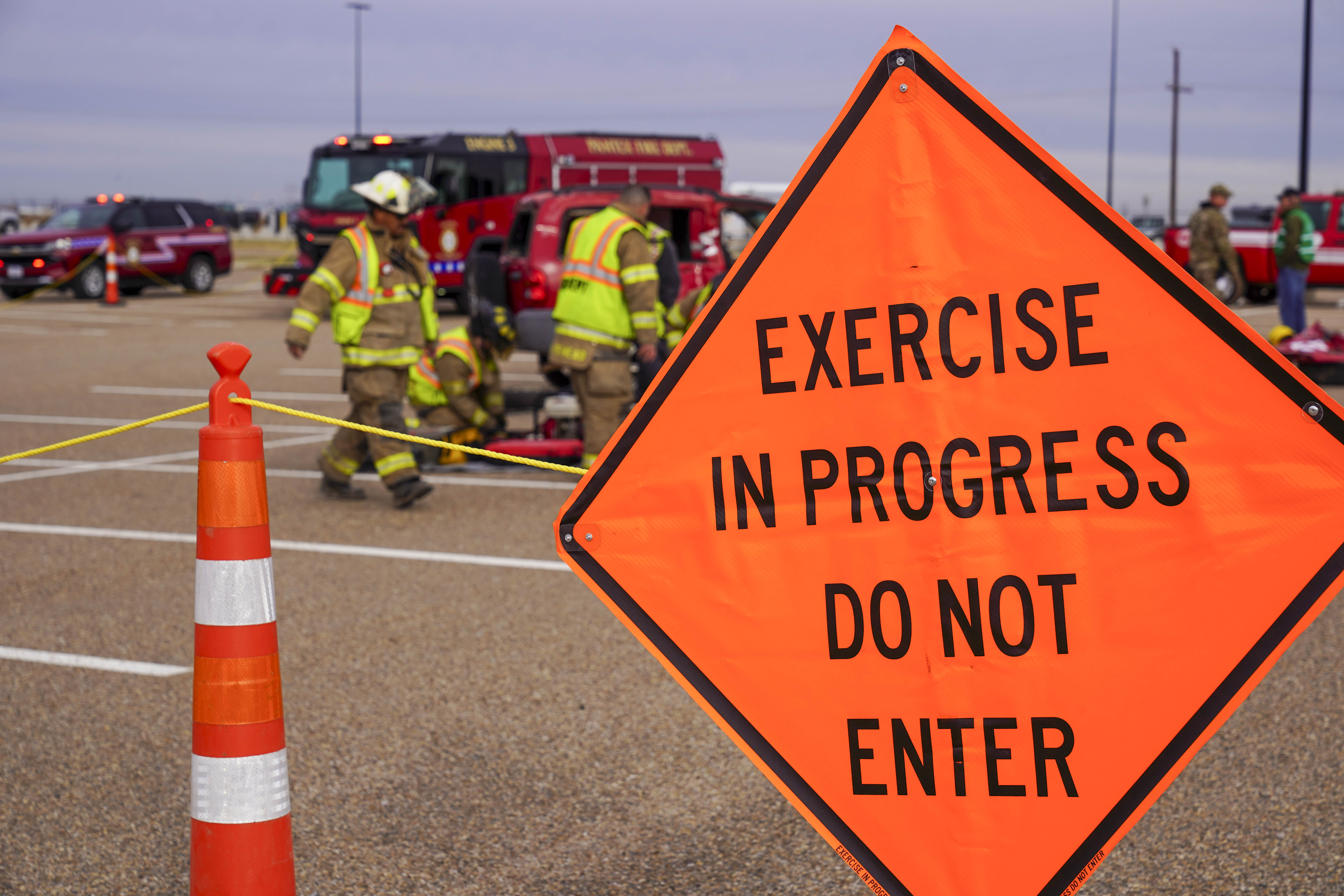 Annually, Emergency Management plans one full-scale exercise, additional exercises, and multiple drills