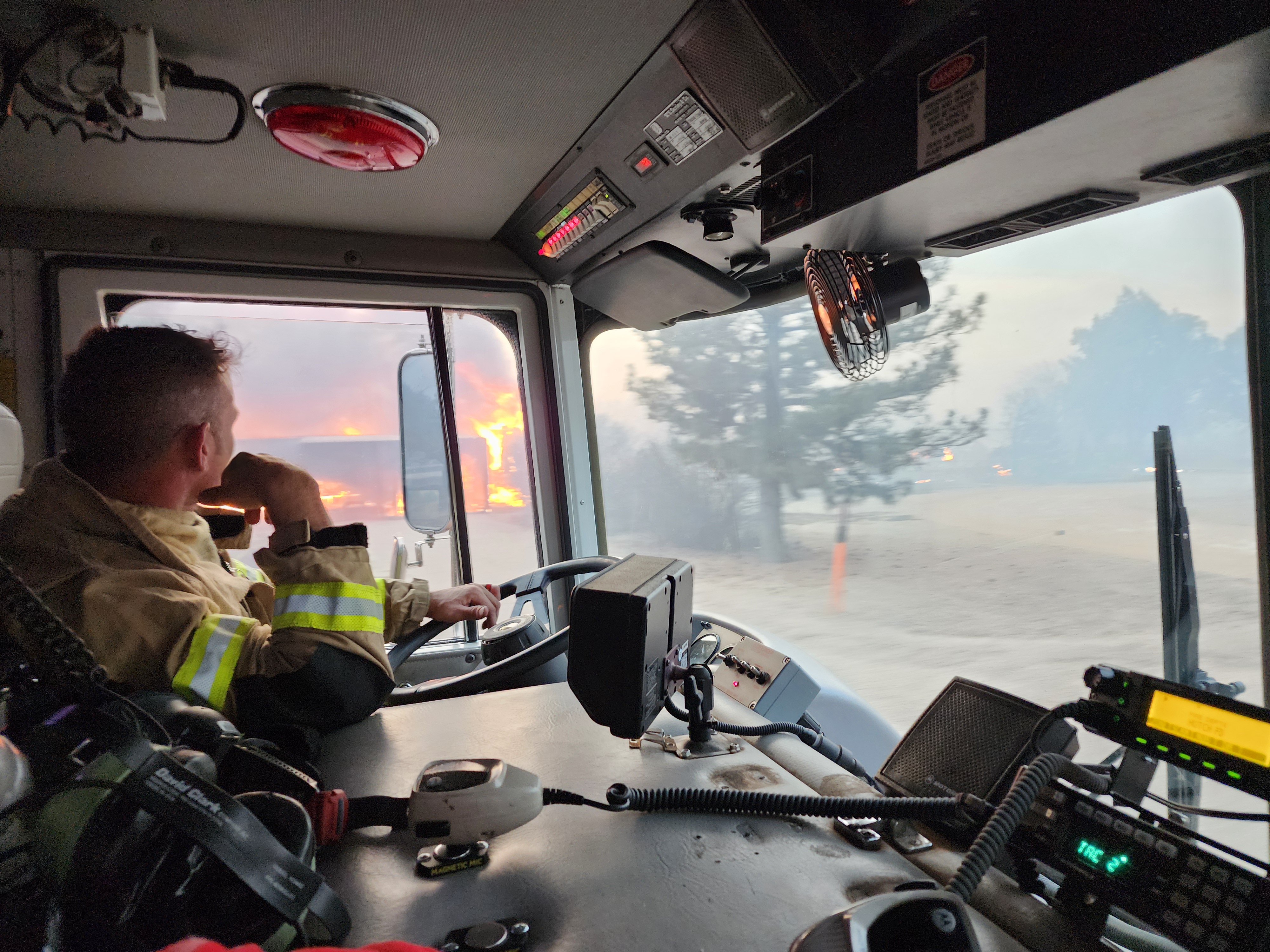   Pantex firefighters respond to local wildfires under mutual aid agreement. 