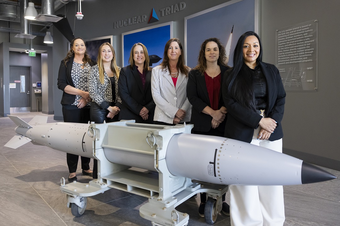 The six women of Pantex Operations. From L to R: Whitney Conner, Jordan Payton, Adriene Marcos Ott, Daphne Gann, Juanita Jones, and Crystal Ybarra The six women of Pantex Operations. From L to R: Whitney Conner, Jordan Payton, Adriene Marcos Ott, Daphne Gann, Juanita Jones, and Crystal Ybarra