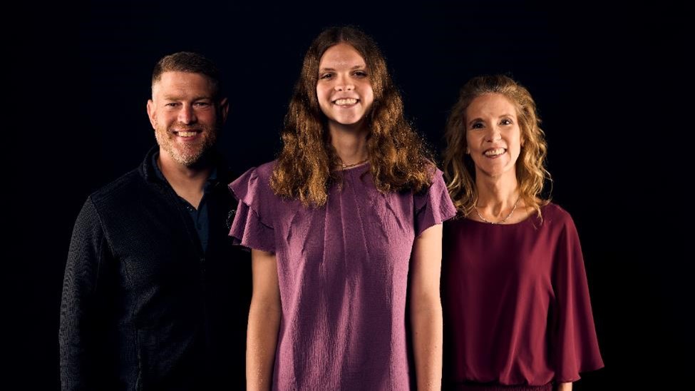 Pantex intern, Brielle Worley, poses with her manager, Justin Fox, and her mom, Kyndra Worley. Pantex intern, Brielle Worley, poses with her manager, Justin Fox, and her mom, Kyndra Worley.