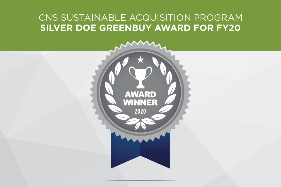 Silver DOE GreenBuy Award for FY20