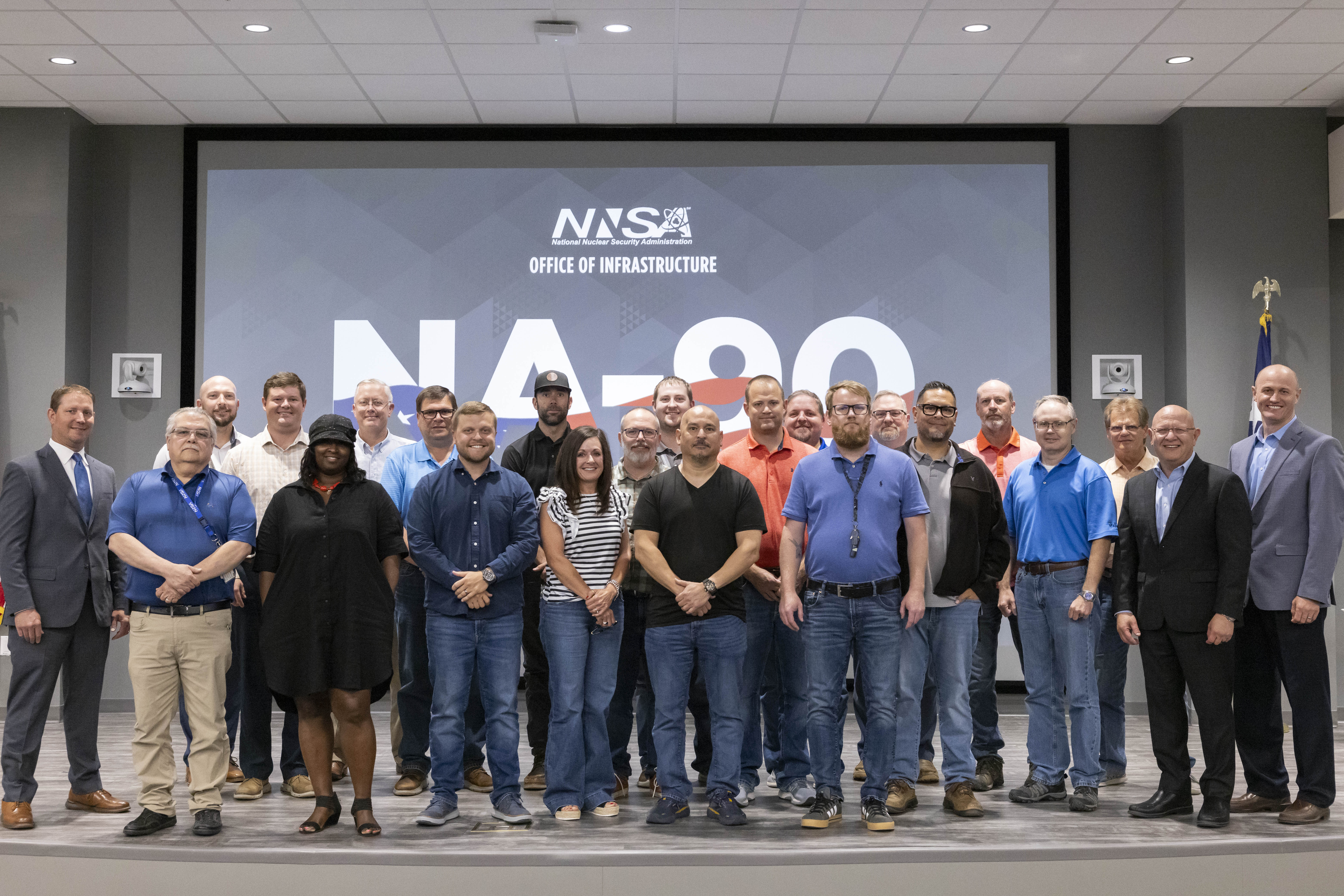 Two teams were honored for replacing equipment in bays and cells, both earning an Excellence Award from the National Nuclear Security Administration Office of Infrastructure. Two teams were honored for replacing equipment in bays and cells, both earning an Excellence Award from the National Nuclear Security Administration Office of Infrastructure.